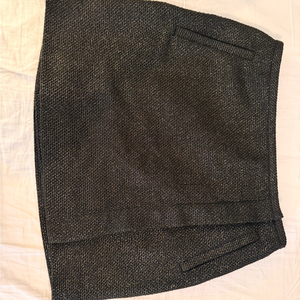 Banana Republic Dark Gray Textured Skirt